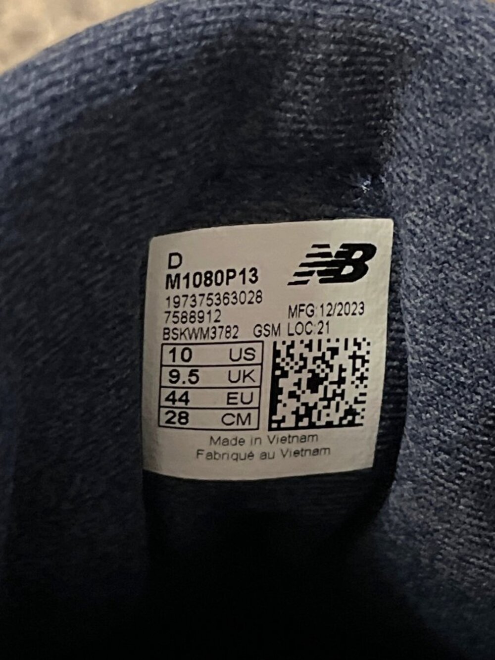 New Balance Fresh Foam 1080 Mens 10 Running Shoes Navy Used M1080P13 - Picture 10 of 13